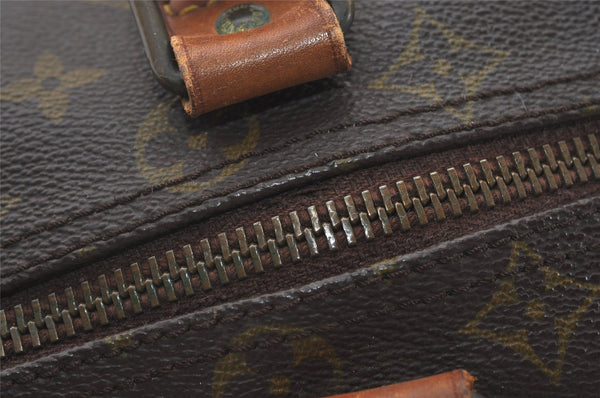 Auth Louis Vuitton Monogram Keepall Bandouliere 50 Boston Bag Old Model LV 4435I