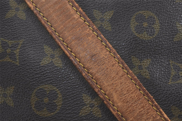 Auth Louis Vuitton Monogram Keepall Bandouliere 50 Boston Bag Old Model LV 4435I