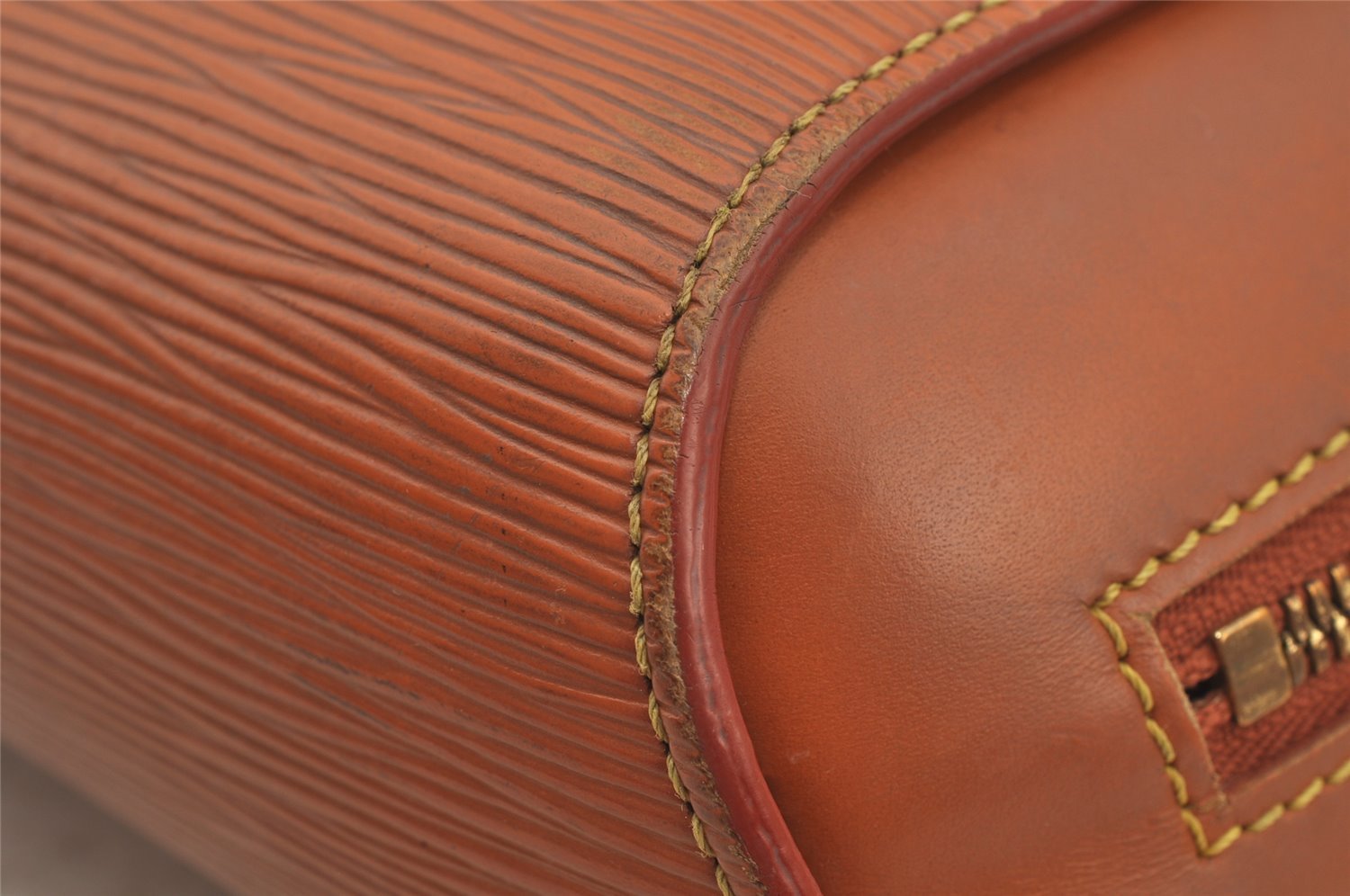 Authentic Louis Vuitton Epi Mabillon Backpack Brown M52233 LV 4435J