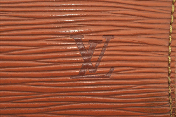 Authentic Louis Vuitton Epi Mabillon Backpack Brown M52233 LV 4435J