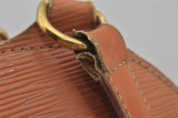 Authentic Louis Vuitton Epi Mabillon Backpack Brown M52233 LV 4435J