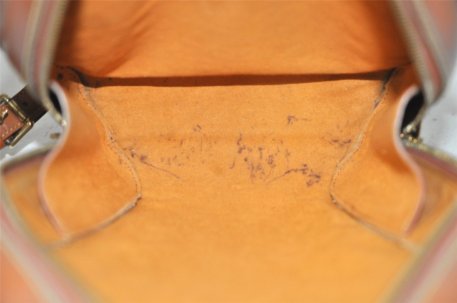 Authentic Louis Vuitton Epi Mabillon Backpack Brown M52233 LV 4435J