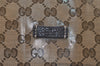Authentic GUCCI GG Crystal Shoulder Cross Bag GG PVC Leather 272351 Brown 4435K
