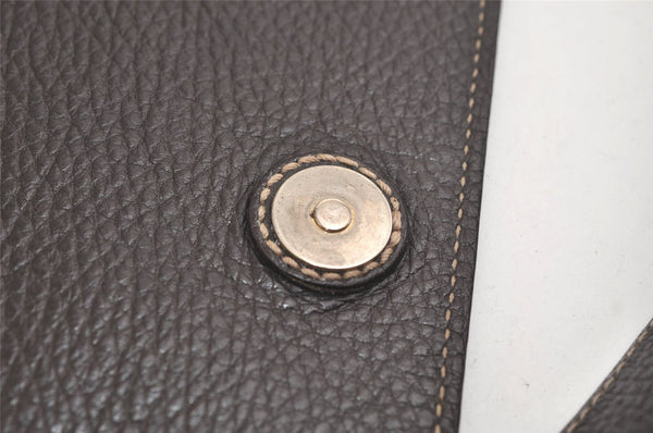 Authentic GUCCI GG Crystal Shoulder Cross Bag GG PVC Leather 272351 Brown 4435K