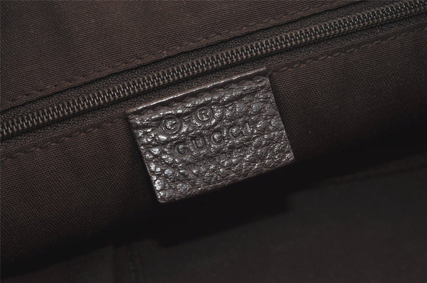 Authentic GUCCI GG Crystal Shoulder Cross Bag GG PVC Leather 272351 Brown 4435K