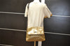 Authentic GUCCI GG Crystal Shoulder Cross Bag GG PVC Leather 272351 Brown 4435K