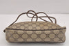 Authentic GUCCI Shoulder Cross Body Bag GG PVC Leather Brown Junk 4436J