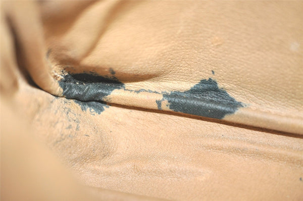 Authentic GUCCI Shoulder Cross Body Bag GG PVC Leather Brown Junk 4436J