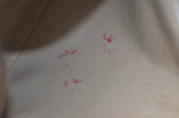 Authentic GUCCI Vintage Shoulder Bag Purse GG PVC Leather Brown Junk 4437J