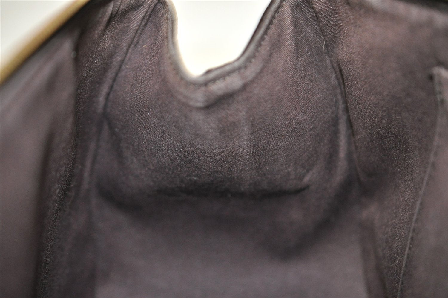 Auth Louis Vuitton Vernis Rose Wood Avenue Shoulder Bag Wine Red M93510 LV 4438I