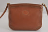 Authentic GUCCI Vintage Shoulder Cross Body Bag Purse Leather Brown 4438J