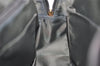 Authentic Christian Dior Double Saddle Trotter Boston Bag Enamel Brown 4438K