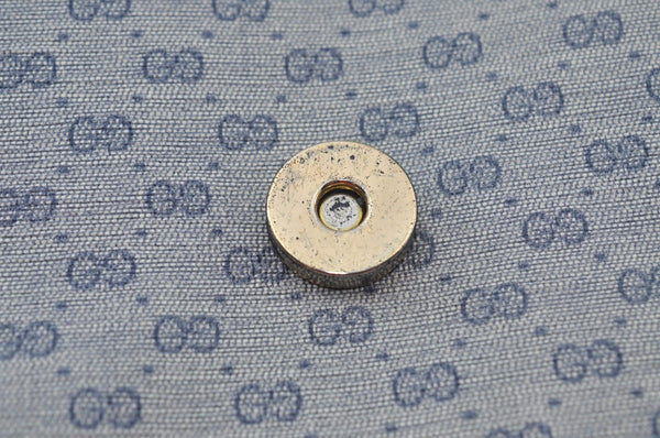 Authentic GUCCI Micro GG PVC Leather Shoulder Cross Bag Navy Blue Junk 4439J