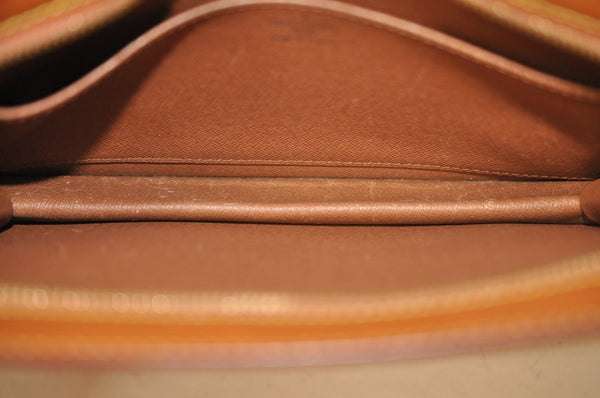 Authentic Louis Vuitton Epi Pochette Homme Clutch Hand Bag Brown M52528 LV 4440I