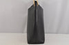 Authentic GUCCI Vintage Bamboo Shoulder Hand Bag Purse Leather Black 4440J