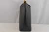 Authentic GUCCI Vintage Bamboo Shoulder Hand Bag Purse Leather Black 4440J