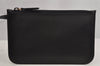 Authentic GUCCI Vintage Bamboo Shoulder Hand Bag Purse Leather Black 4440J