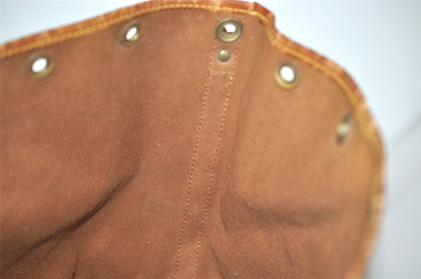 Authentic Louis Vuitton Monogram Noe Shoulder Drawstring Bag M42224 LV 4441I