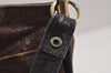 Authentic GUCCI Vintage Shoulder Cross Body Bag Purse Leather Brown 4442J