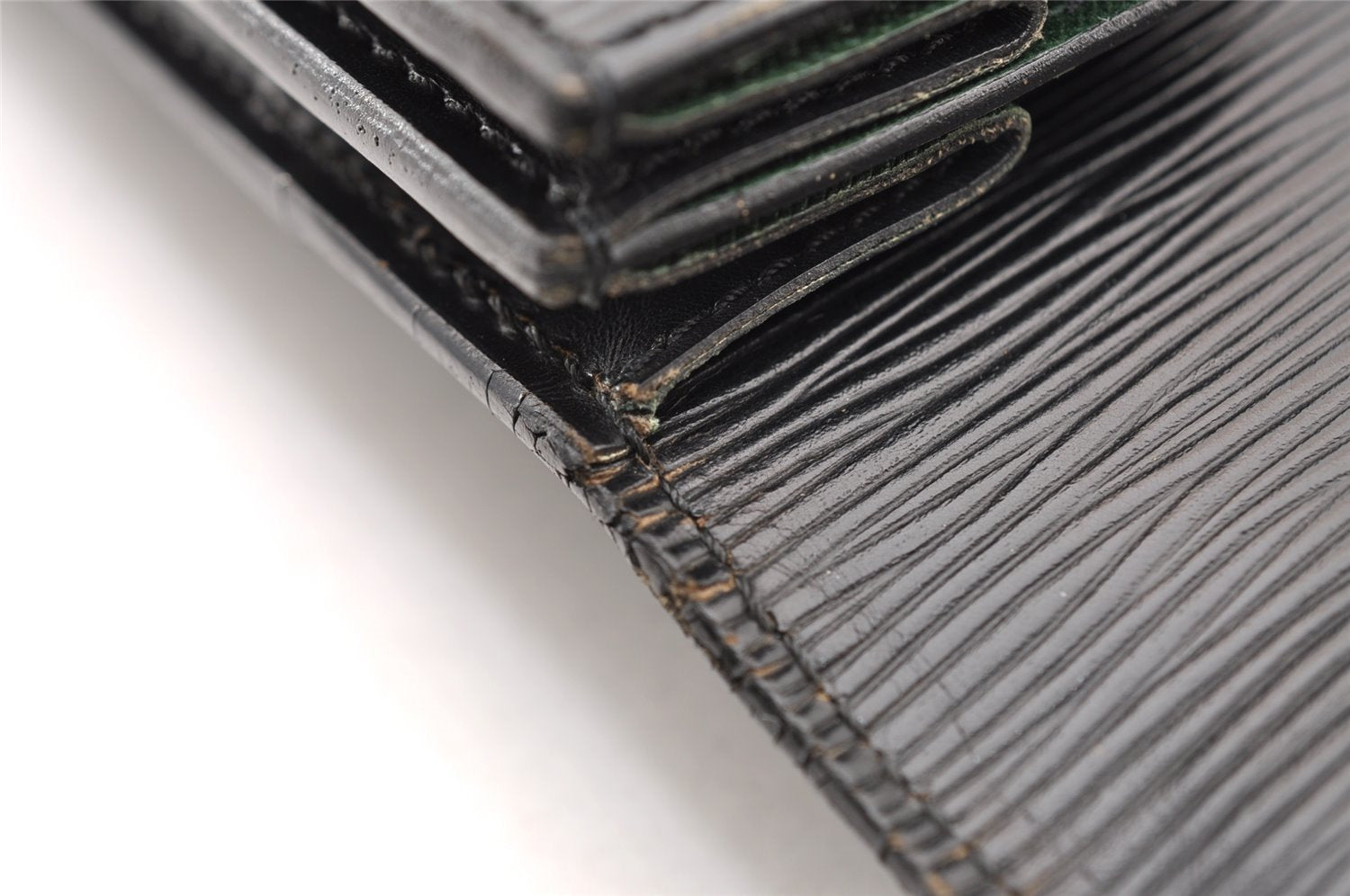 Authentic Louis Vuitton Epi Serviette Conseiller Briefcase Black M54422 LV 4443I