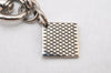 Authentic Louis Vuitton Wallet Chain Strap Silver 15.7" LV 4443K