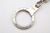 Authentic Louis Vuitton Wallet Chain Strap Silver 15.7" LV 4443K