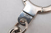 Authentic Louis Vuitton Wallet Chain Strap Silver 15.7" LV 4443K