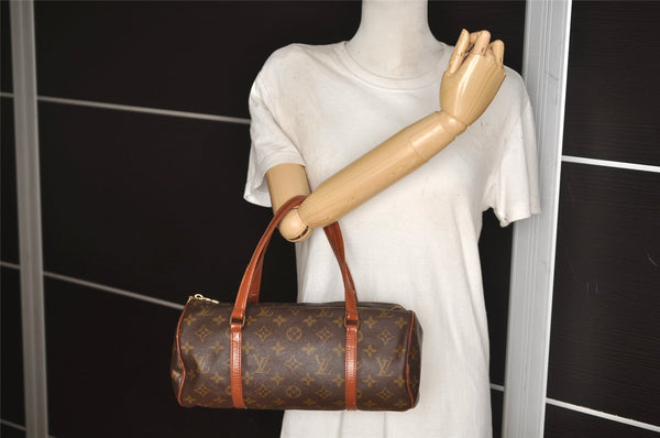 Authentic Louis Vuitton Monogram Papillon 30 Hand Bag Old Model LV 4444J