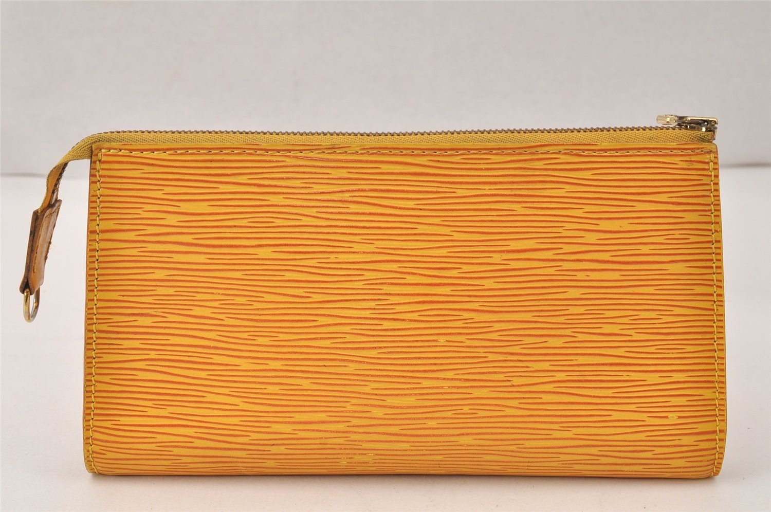 Authentic Louis Vuitton Epi Pochette Accessoires Pouch Yellow M52959 Junk 4444K