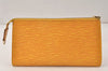 Authentic Louis Vuitton Epi Pochette Accessoires Pouch Yellow M52959 Junk 4444K