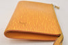 Authentic Louis Vuitton Epi Pochette Accessoires Pouch Yellow M52959 Junk 4444K