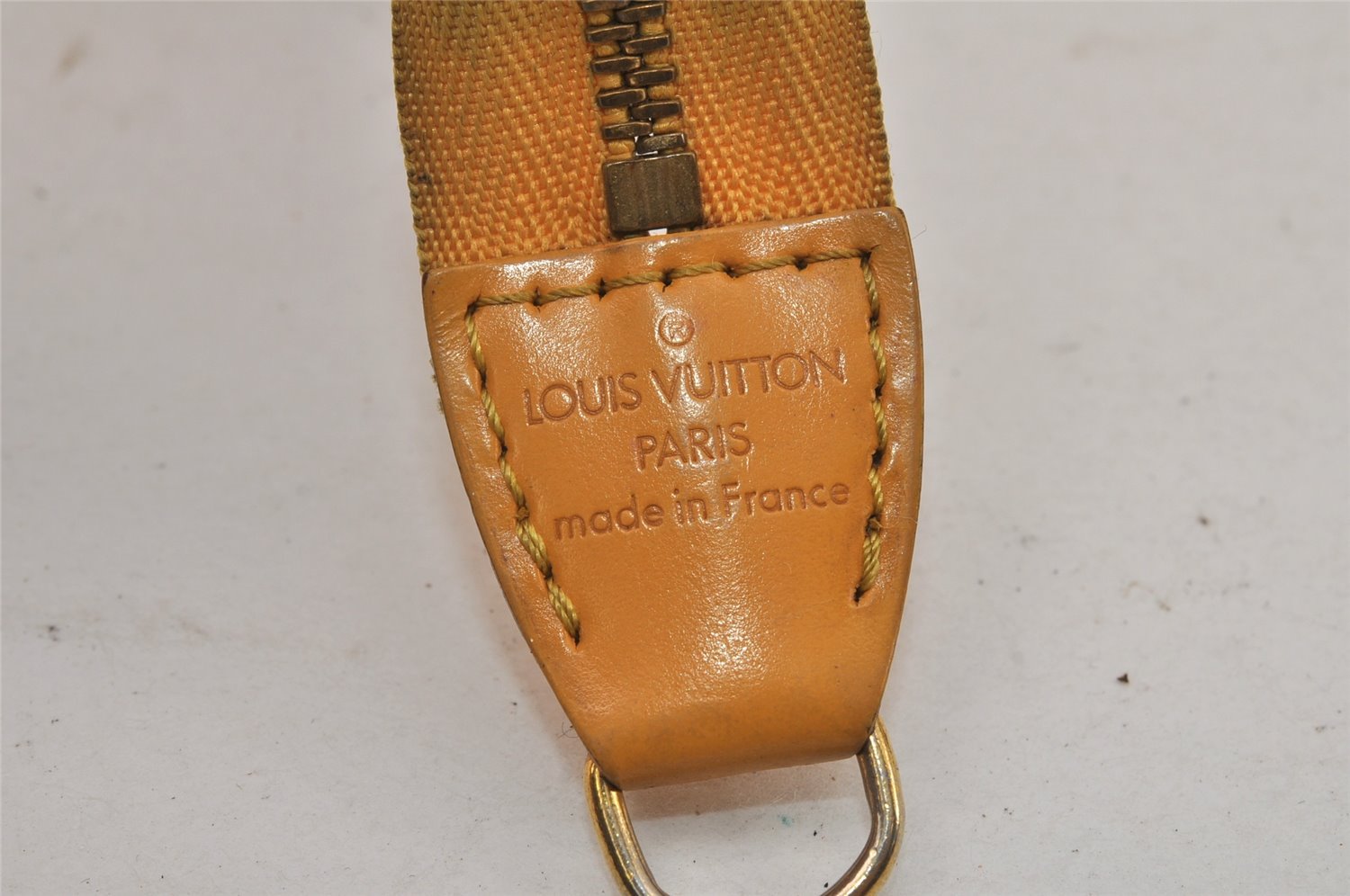 Authentic Louis Vuitton Epi Pochette Accessoires Pouch Yellow M52959 Junk 4444K