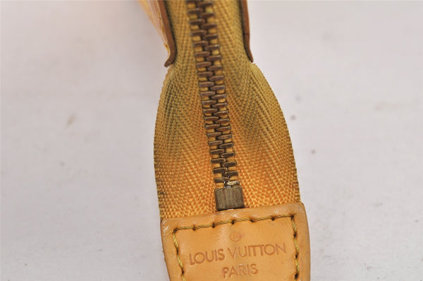 Authentic Louis Vuitton Epi Pochette Accessoires Pouch Yellow M52959 Junk 4444K