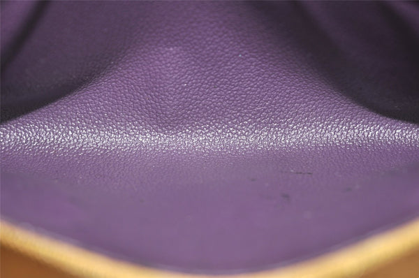 Authentic Louis Vuitton Epi Pochette Accessoires Pouch Yellow M52959 Junk 4444K