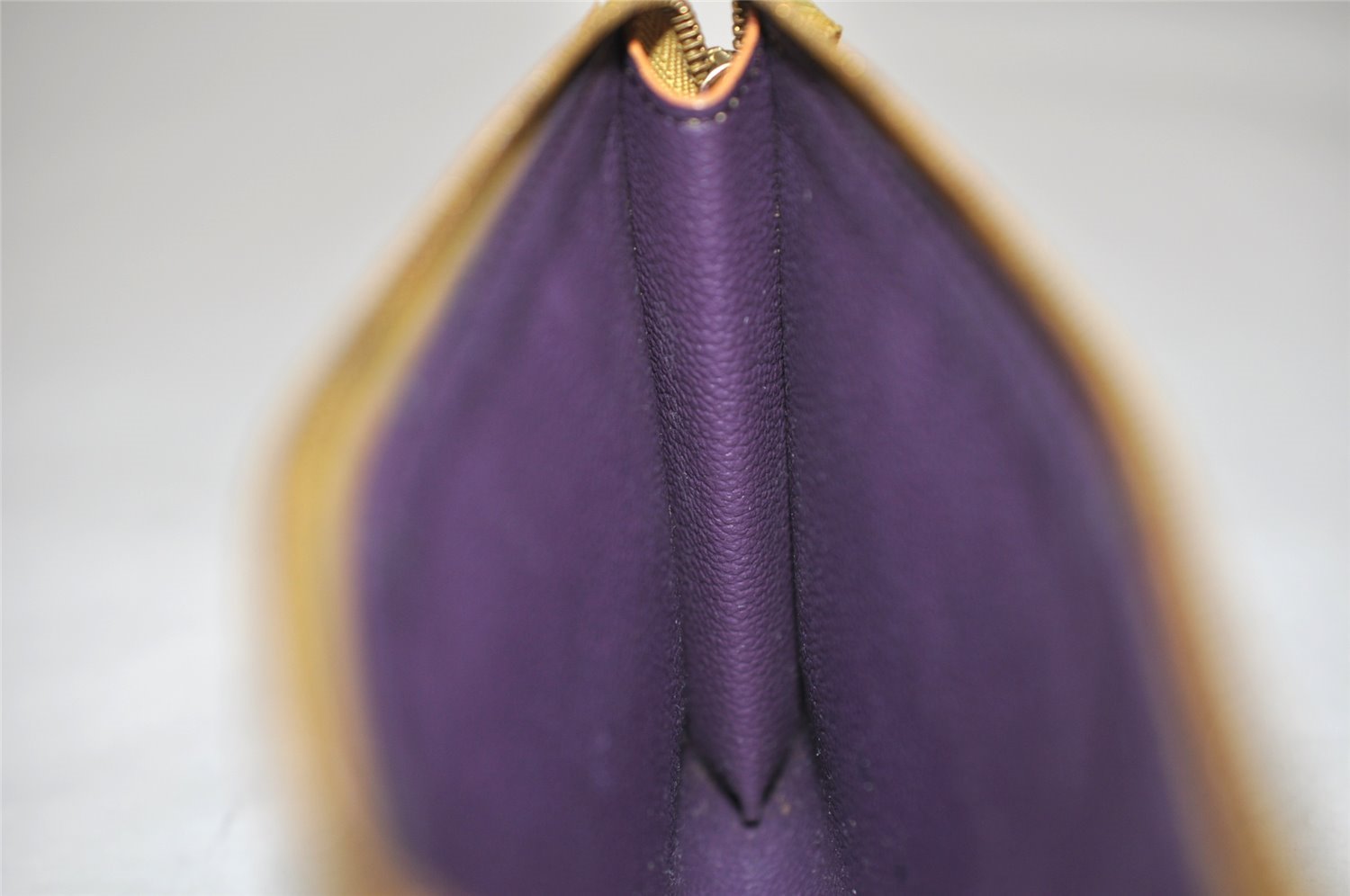 Authentic Louis Vuitton Epi Pochette Accessoires Pouch Yellow M52959 Junk 4444K