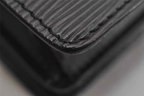 Authentic Louis Vuitton Epi Enghien 2Way Shoulder Clutch Bag M52112 Black 4445J