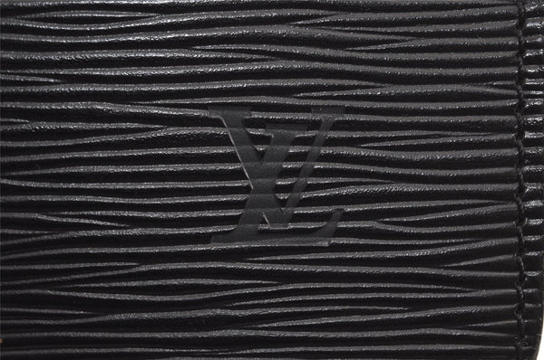 Authentic Louis Vuitton Epi Enghien 2Way Shoulder Clutch Bag M52112 Black 4445J