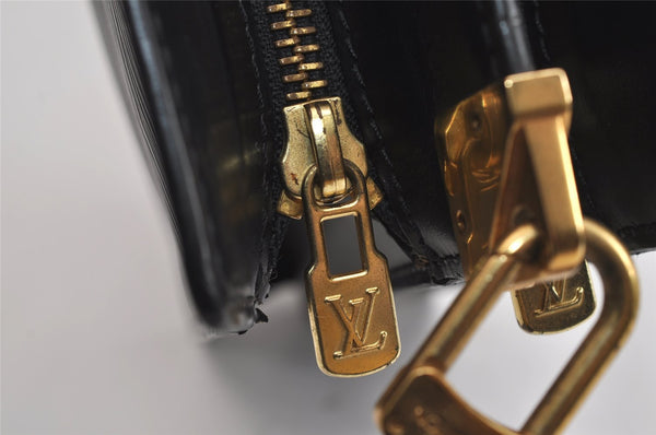 Authentic Louis Vuitton Epi Enghien 2Way Shoulder Clutch Bag M52112 Black 4445J