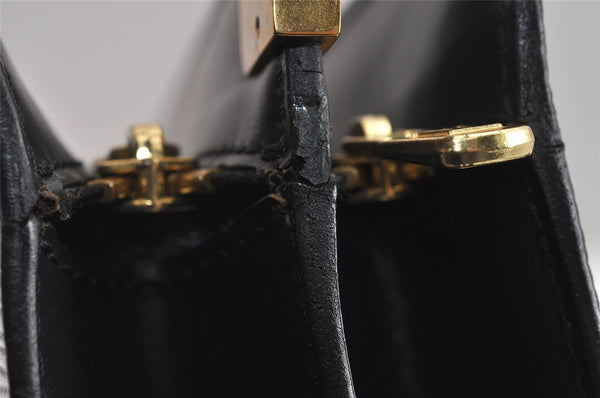 Authentic Louis Vuitton Epi Enghien 2Way Shoulder Clutch Bag M52112 Black 4445J