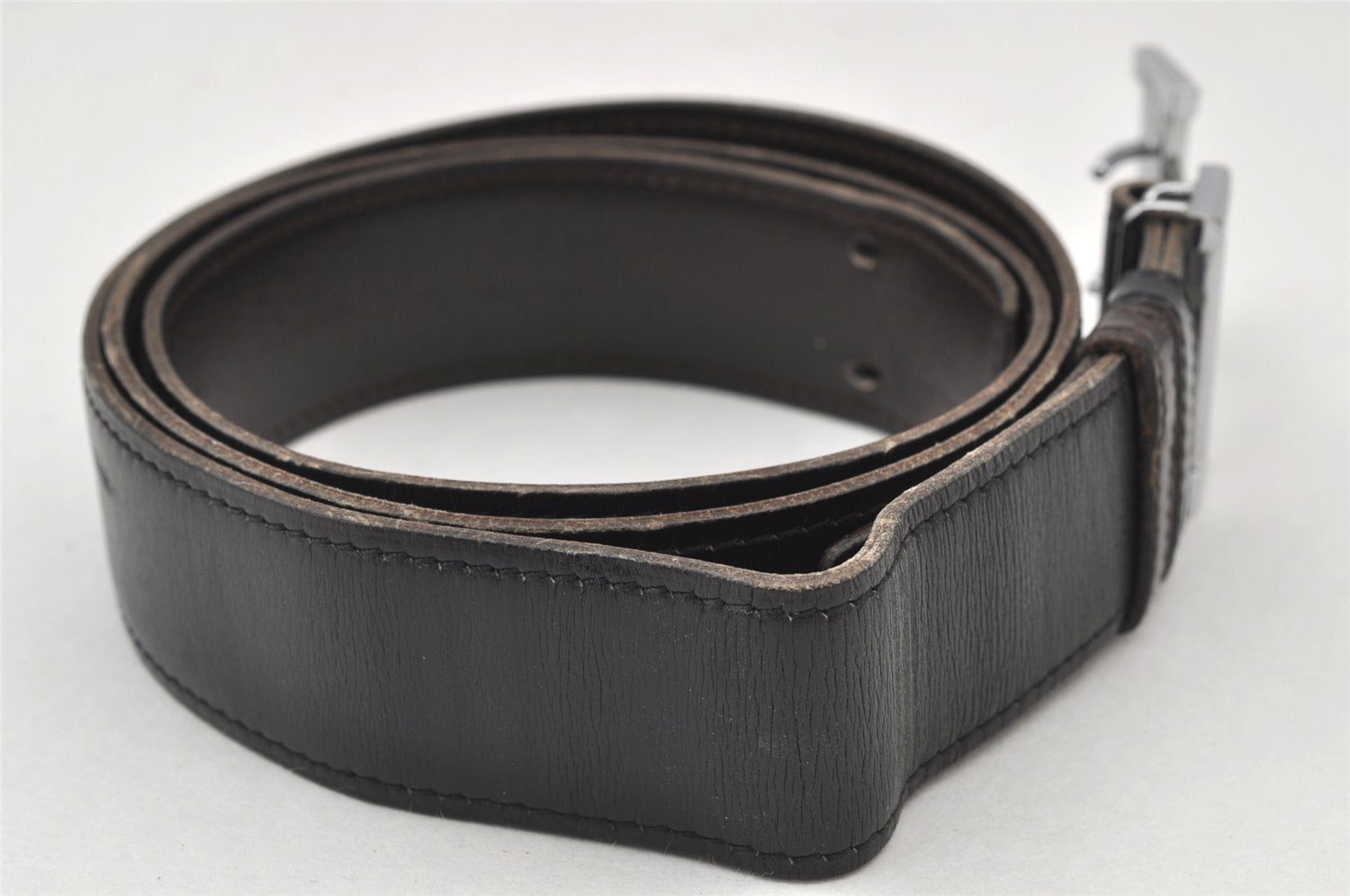 Authentic HERMES Constance Leather Belt Size 101cm 39.8