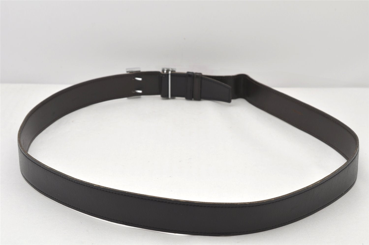 Authentic HERMES Constance Leather Belt Size 101cm 39.8