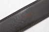 Authentic HERMES Constance Leather Belt Size 101cm 39.8" Black Brown 4445K