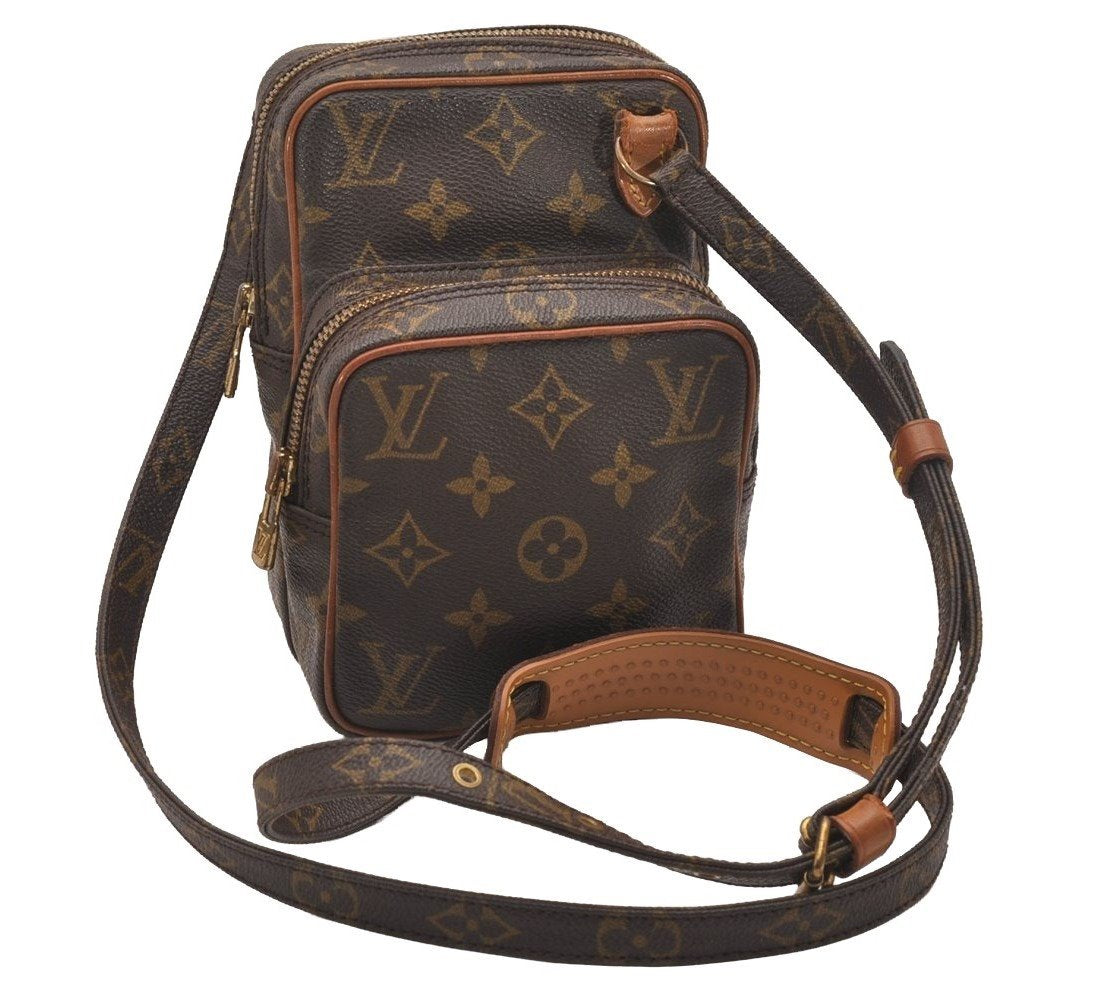 Authentic Louis Vuitton Monogram Mini Amazone Shoulder Cross Bag M45238 LV 4446J