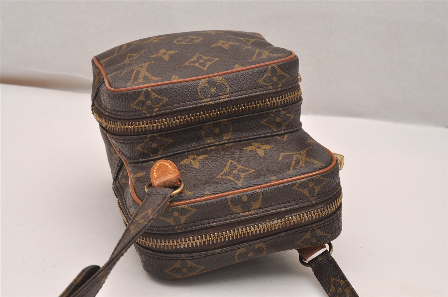 Authentic Louis Vuitton Monogram Mini Amazone Shoulder Cross Bag M45238 LV 4446J