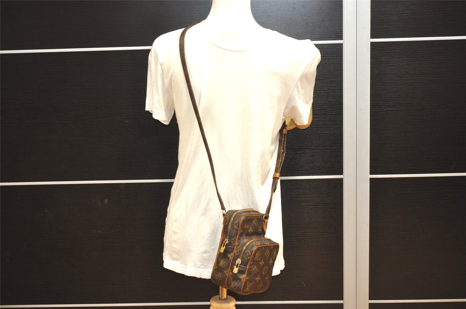 Authentic Louis Vuitton Monogram Mini Amazone Shoulder Cross Bag M45238 LV 4446J