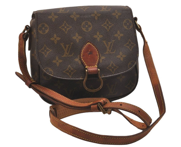 Authentic Louis Vuitton Monogram Saint Cloud MM M51243 Shoulder Cross Bag 4447J