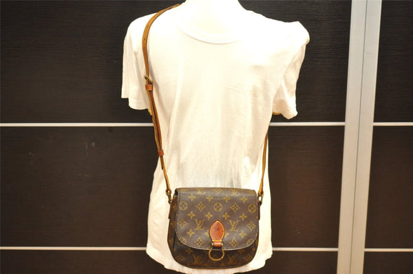 Authentic Louis Vuitton Monogram Saint Cloud MM M51243 Shoulder Cross Bag 4447J
