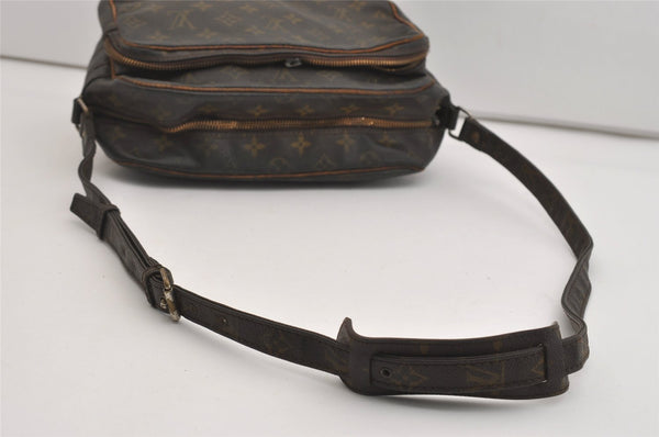 Authentic Louis Vuitton Monogram Nile Shoulder Cross Bag Old Model Junk 4449J