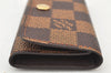 Authentic Louis Vuitton Damier Multicles 4 Key Case Holder N62631 LV Box 4449K