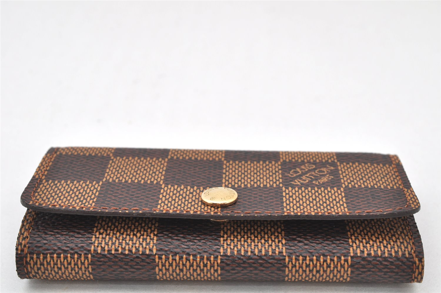 Authentic Louis Vuitton Damier Multicles 4 Key Case Holder N62631 LV Box 4449K